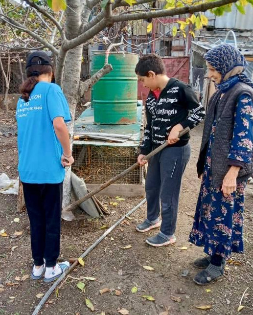 19.11.2022г Волонтеры с. Ботаюрт