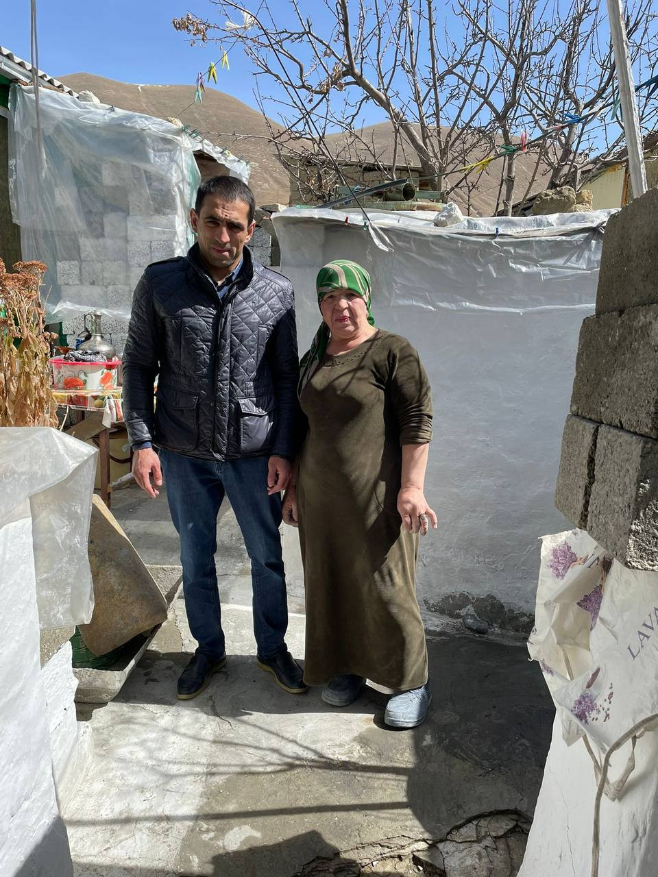 Посетили семью мобилизованного гражданина с.Ахалчи.