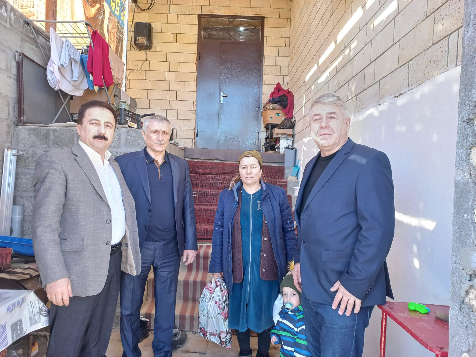 Поздравили членов семьи участников СВО