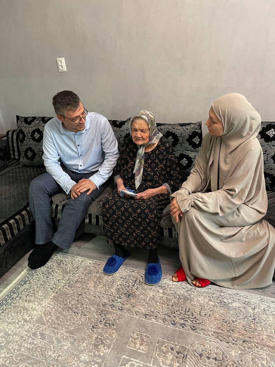 Посещение участницы Великой Отечественной войны Белялова  Галина Маджидовна.