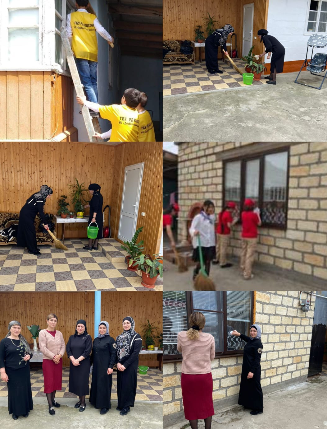 Оказание социальных услуг совместно с волонтерами участнику ВОВ.