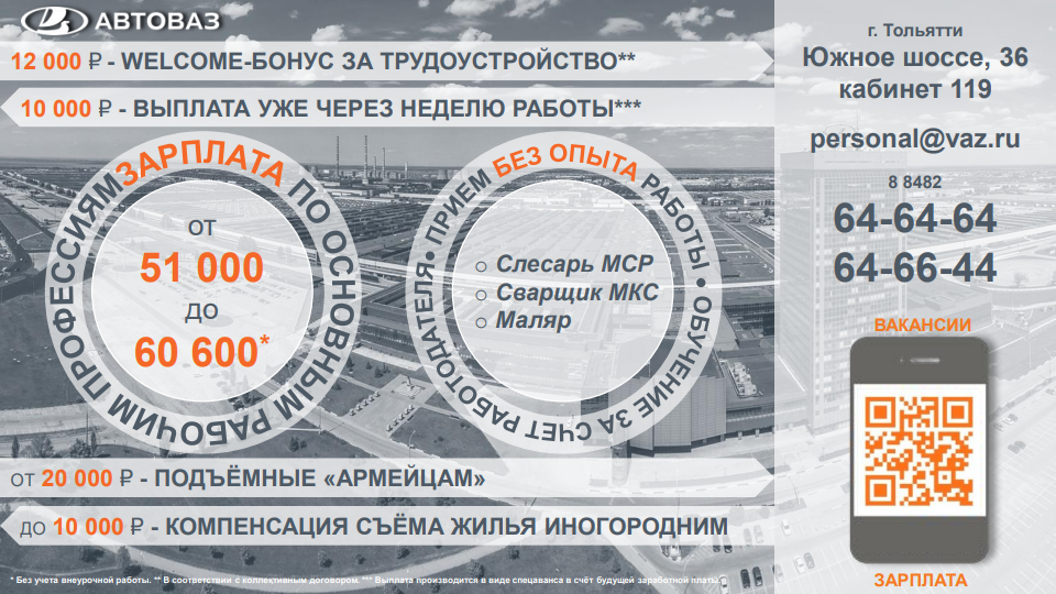 ВНИМАНИЕ! ИМЕЮТСЯ ВАКАНСИИ!