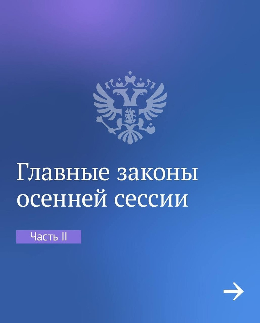 Законы  осенней сессии ,посвященные поддержке мобилизованных
