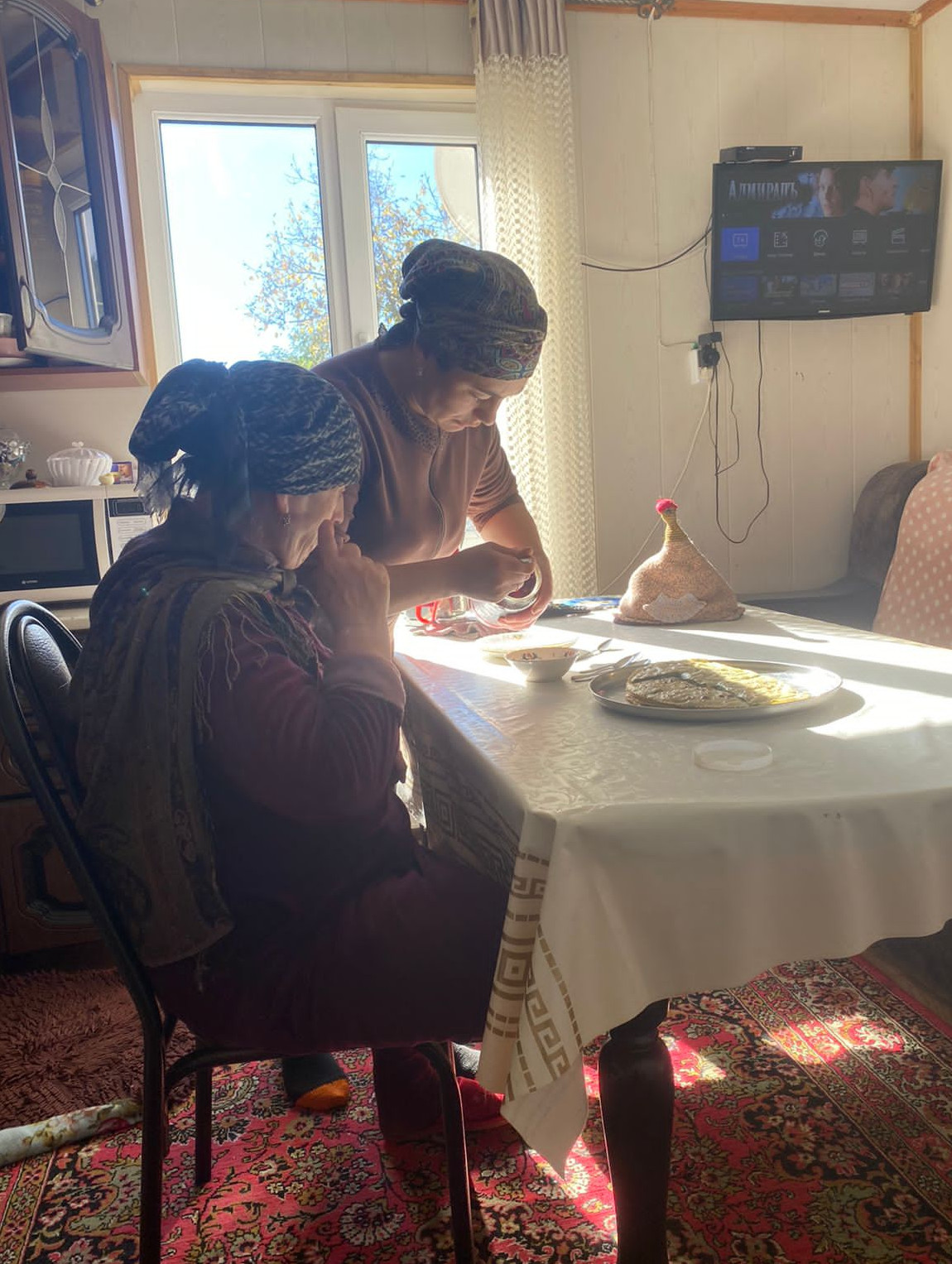 Сегодня социальная работница Герейханова Ш. навестила свою подопечную Ибрагимова Г. из с. А.Ярак.