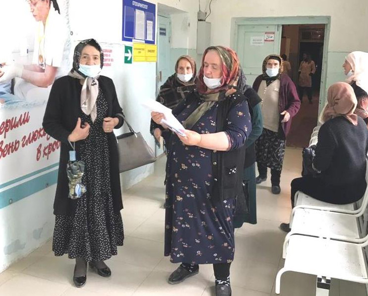 Мобильная бригада Комплексного центра Дахадаевского района продолжает реализацию проекта «Старшее поколение»