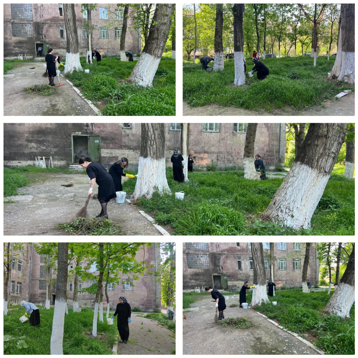 Сегодня 29.04.2023г коллектив ЦЗН г. Буйнакск привели порядок территорию возле организации