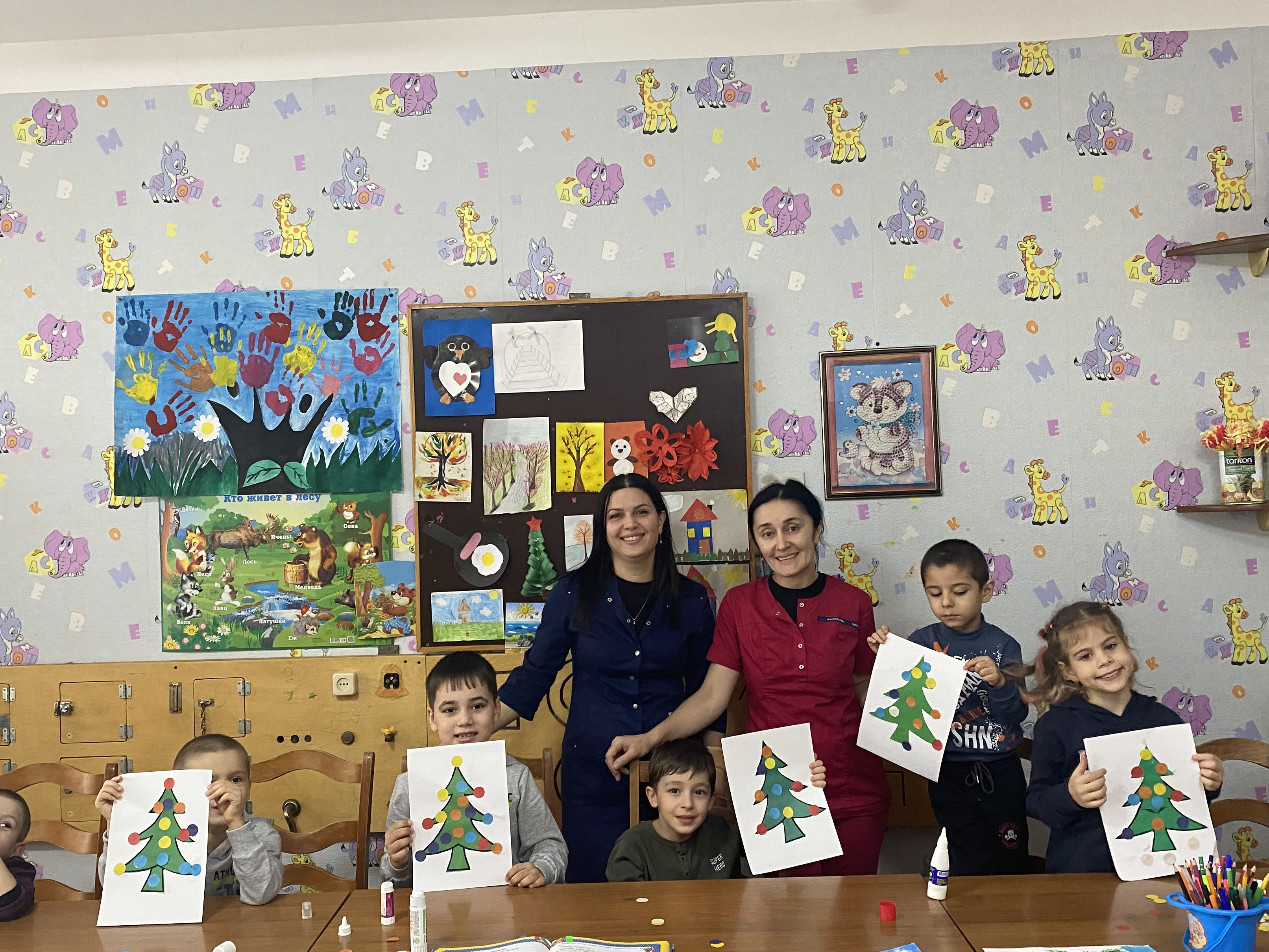 Открытое занятие на тему "Времена года"