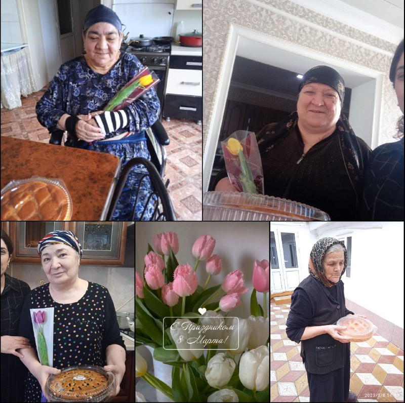 В праздник весны и женской красоты.