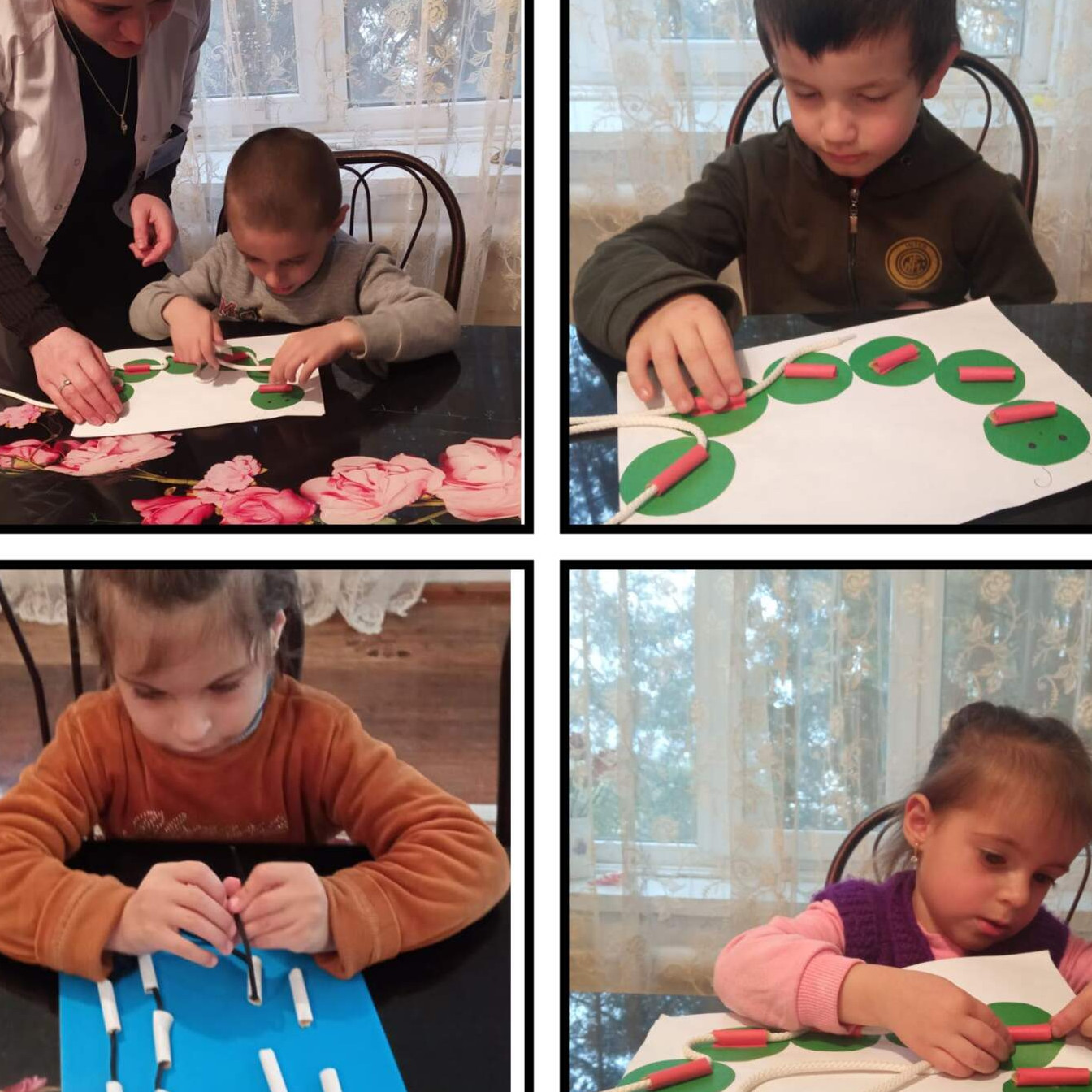 Игра "Весёлая шнуровка".