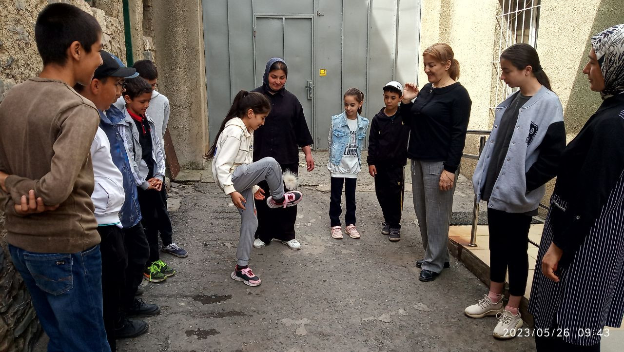 Народная игра " Лянга"