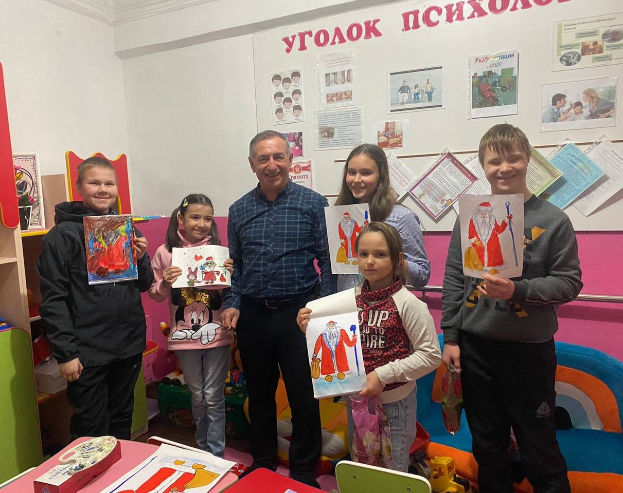 Мастер класс по рисованию «Открытка к Новому году»