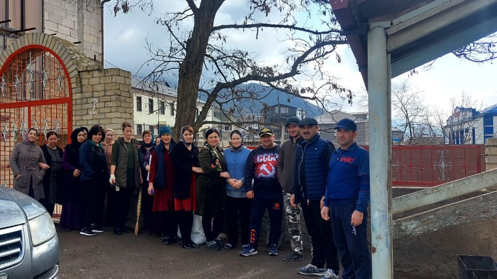 Участие в республиканском субботнике