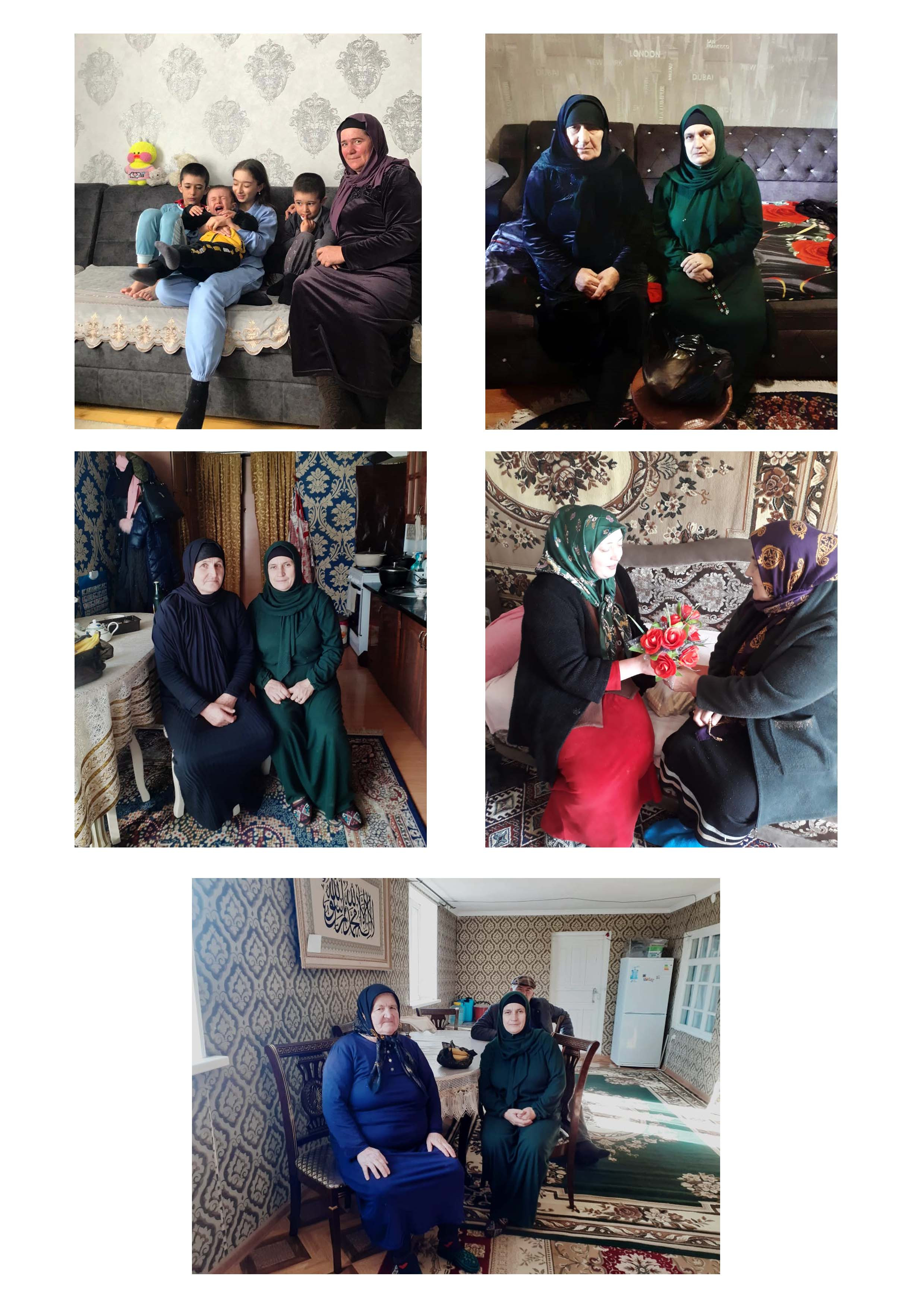 Посещение родителей погибших и участвующих в СВО на Украине военнослужащих социальными работниками  ГБУ РД КЦСОН в МО «Тляратинский район».