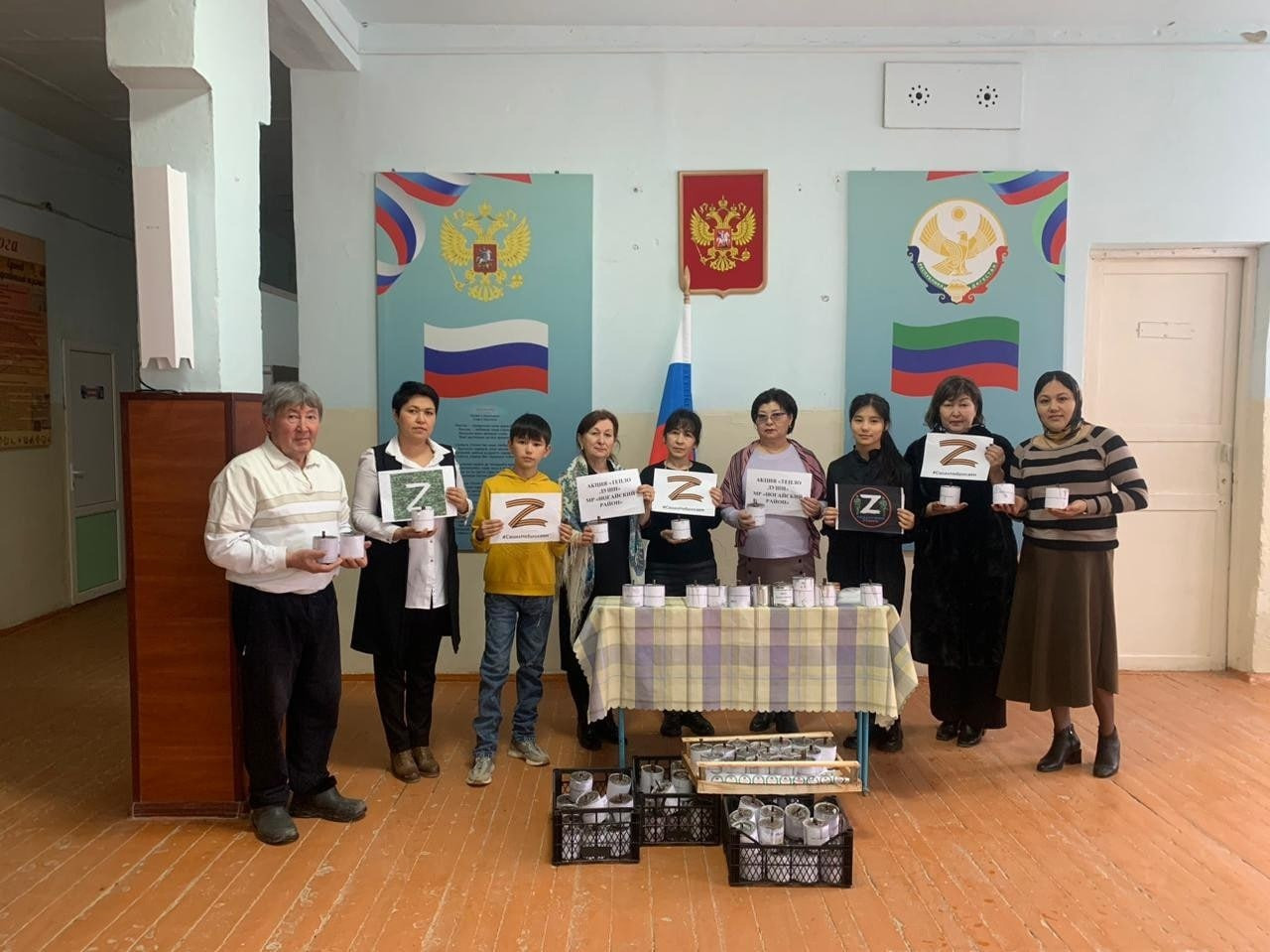 Комплексный центр соцобслуживания Минтруда РД в Ногайском районе помог изготовить блиндажные свечи для военнослужащих, находящихся в зоне СВО