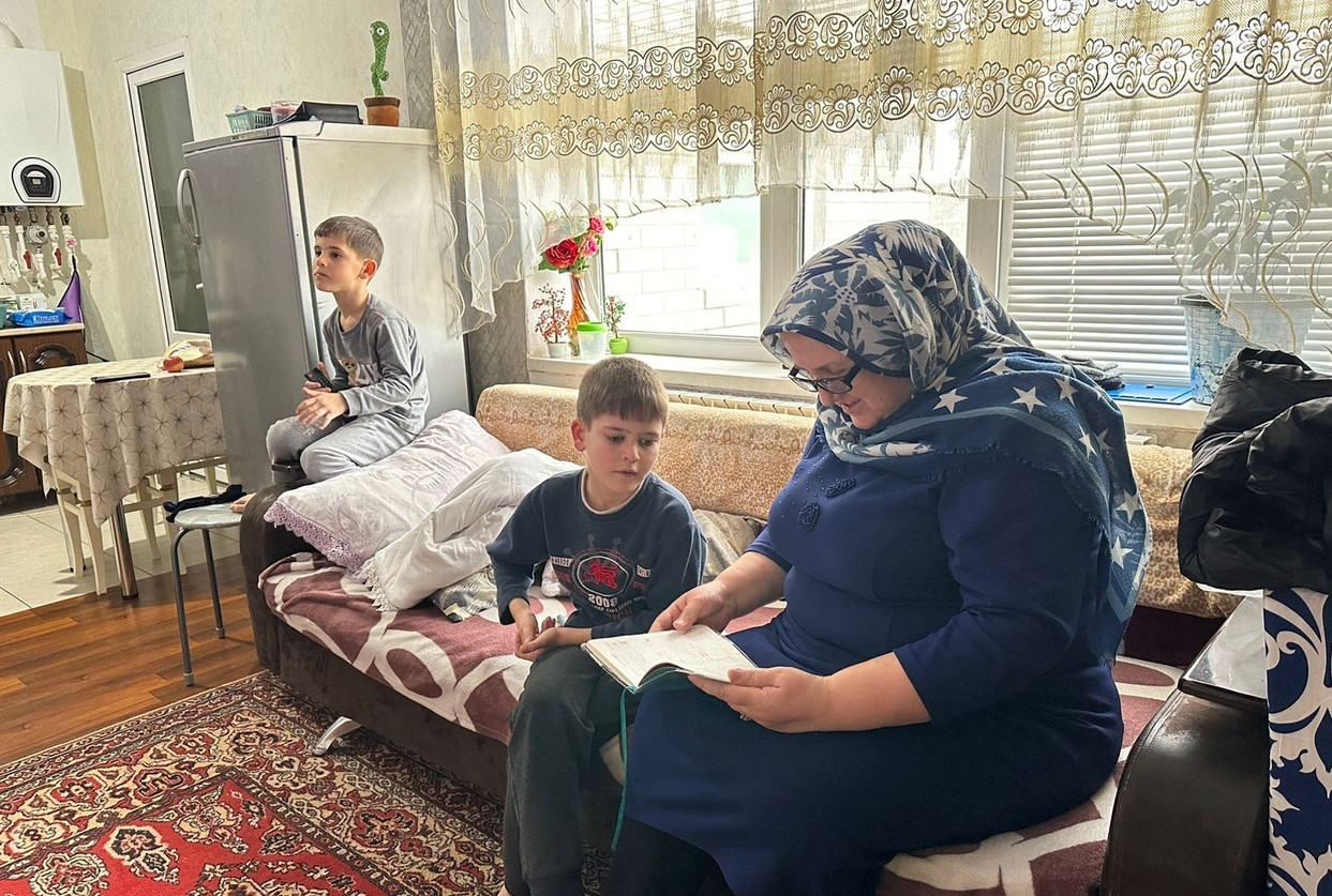 Посещение семьи НВФ.