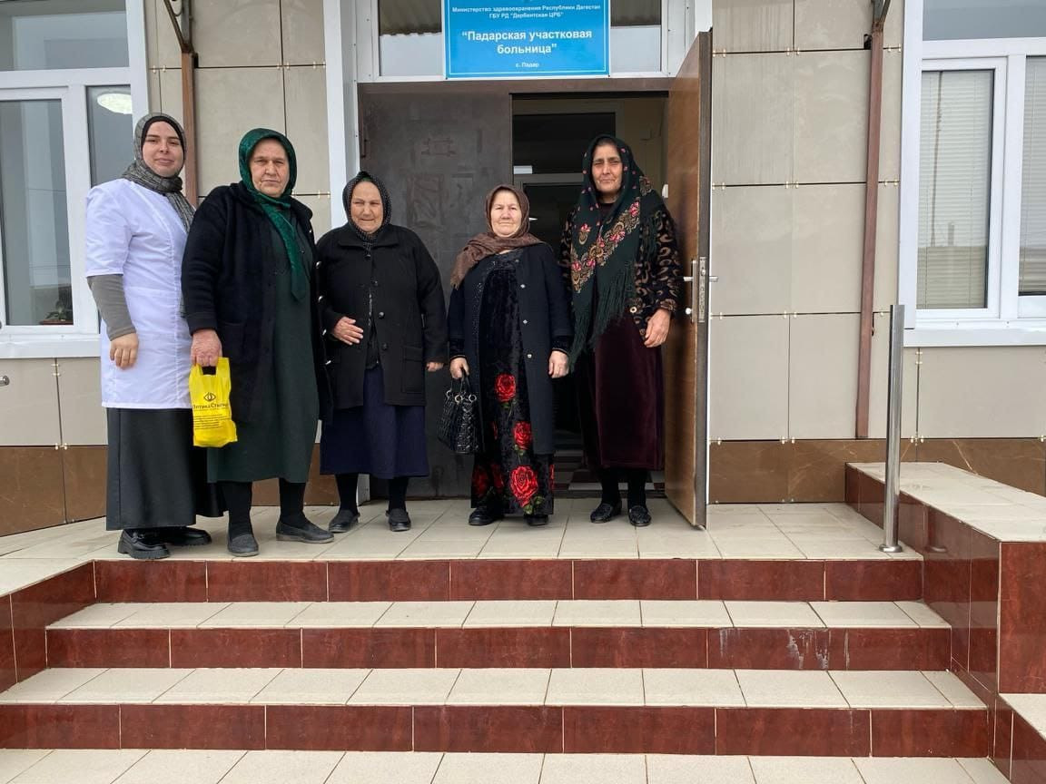 Мобильная бригада продолжает реализацию регионального проекта "Cтаршее поколение".