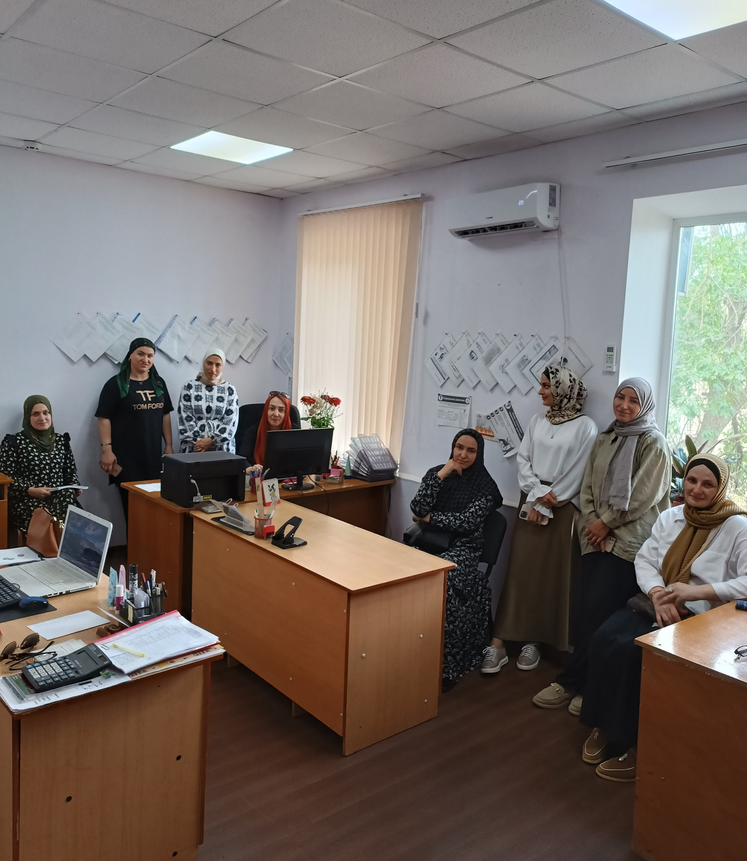 Собрание  социальными работниками.