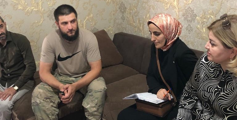 Работники Кизилюртовского Комплексного центра социального обслуживания Минтруда РД встретились с участником специальной военной операции