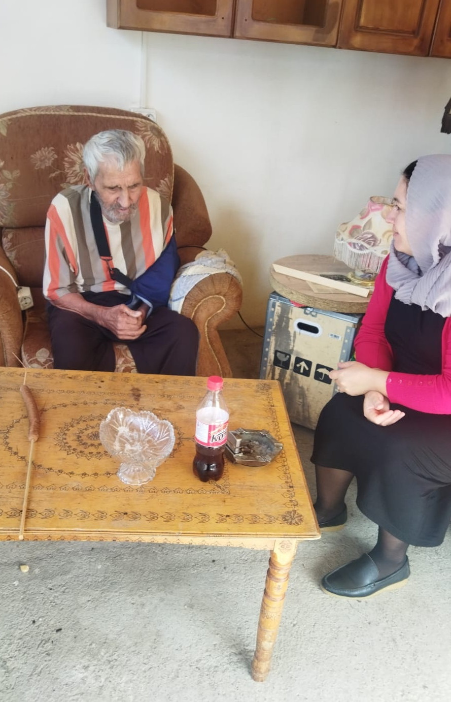 Рабочий день социального работника Курбанова Айсарат.