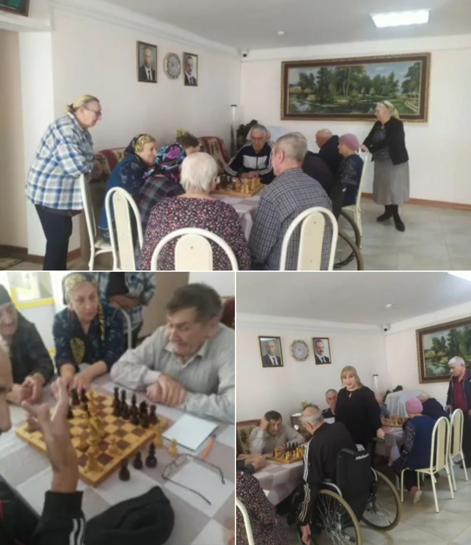 Игровая терапия для проживающих дома - интерната "Ветеран"