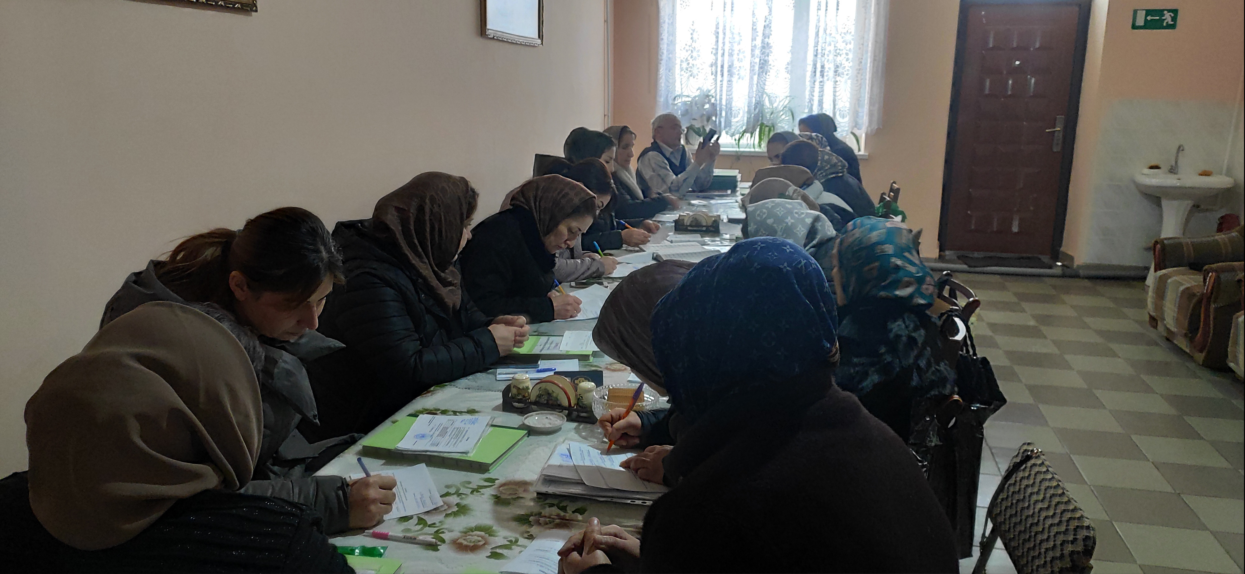 Совещание с социальными работниками