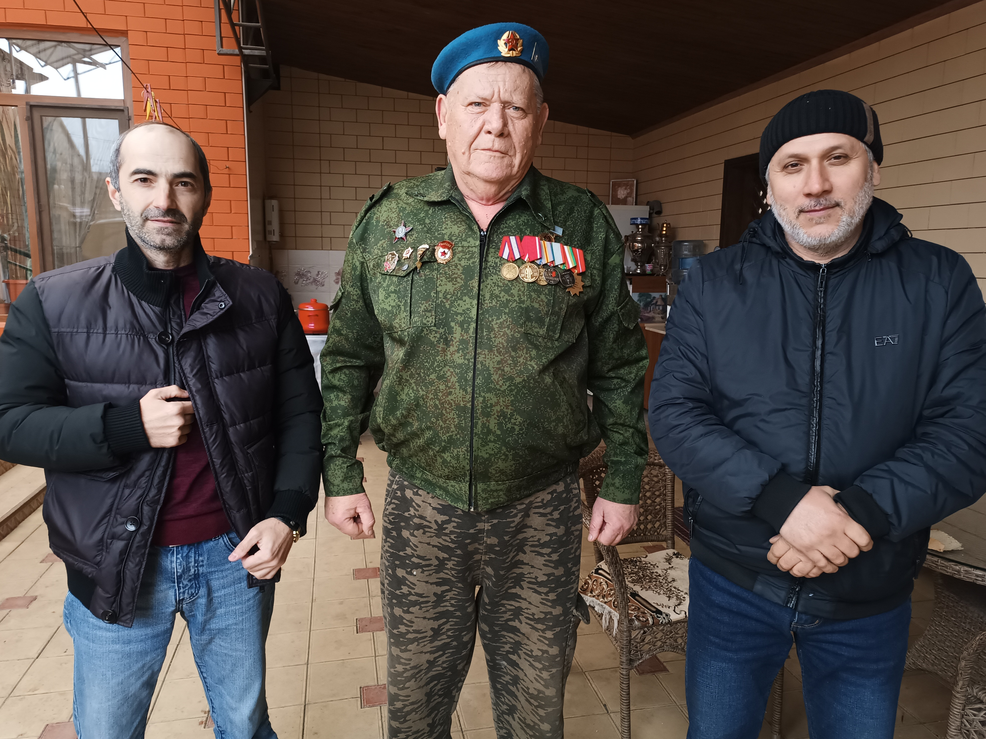 Посетили сеиьи участников Афганской войны.