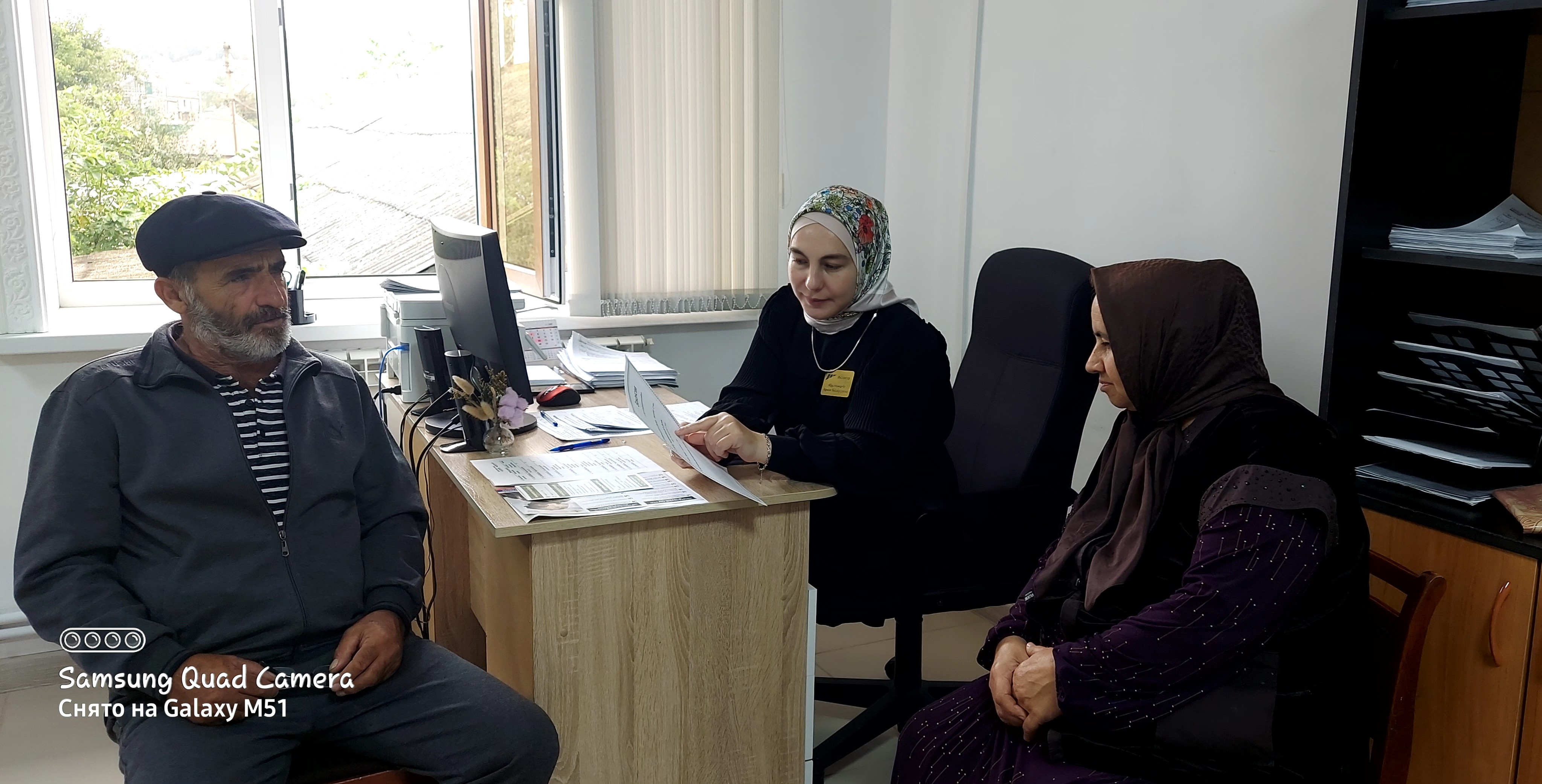 Представители Центра занятости в Казбековском районе встретились с семьями участников специальной военной операции