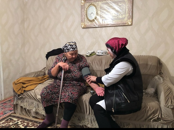 Мобильная бригада в с. Сангиши, с. Александрия с целью оказания медицинской помощи.