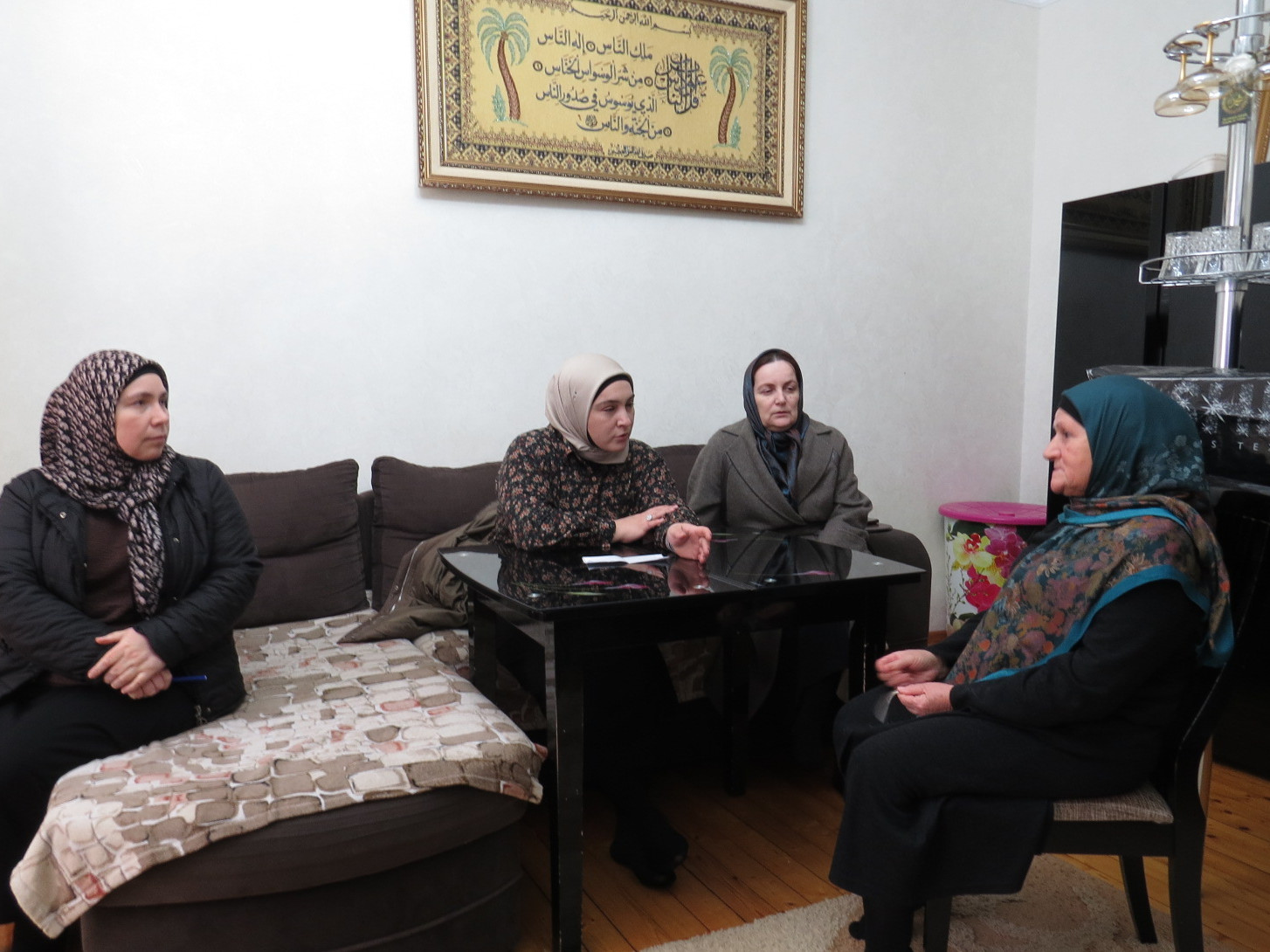 Посещение  Джабраиловой Суайбат из сления Инчха