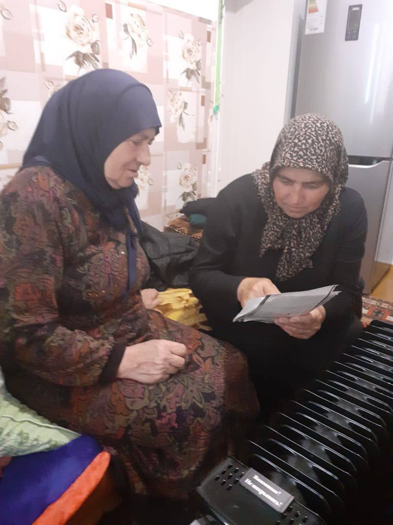 Посещение подопечной для оказания ей социальных услуг.