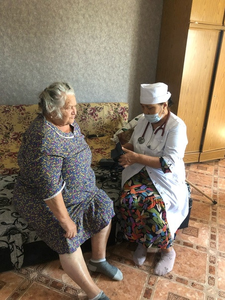 Нацпроект "Демография", выезд мобильной бригады в с. Н-Владимировка.