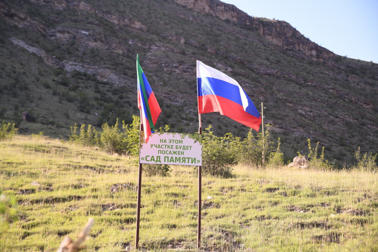 Сад в память  погибших бойцов