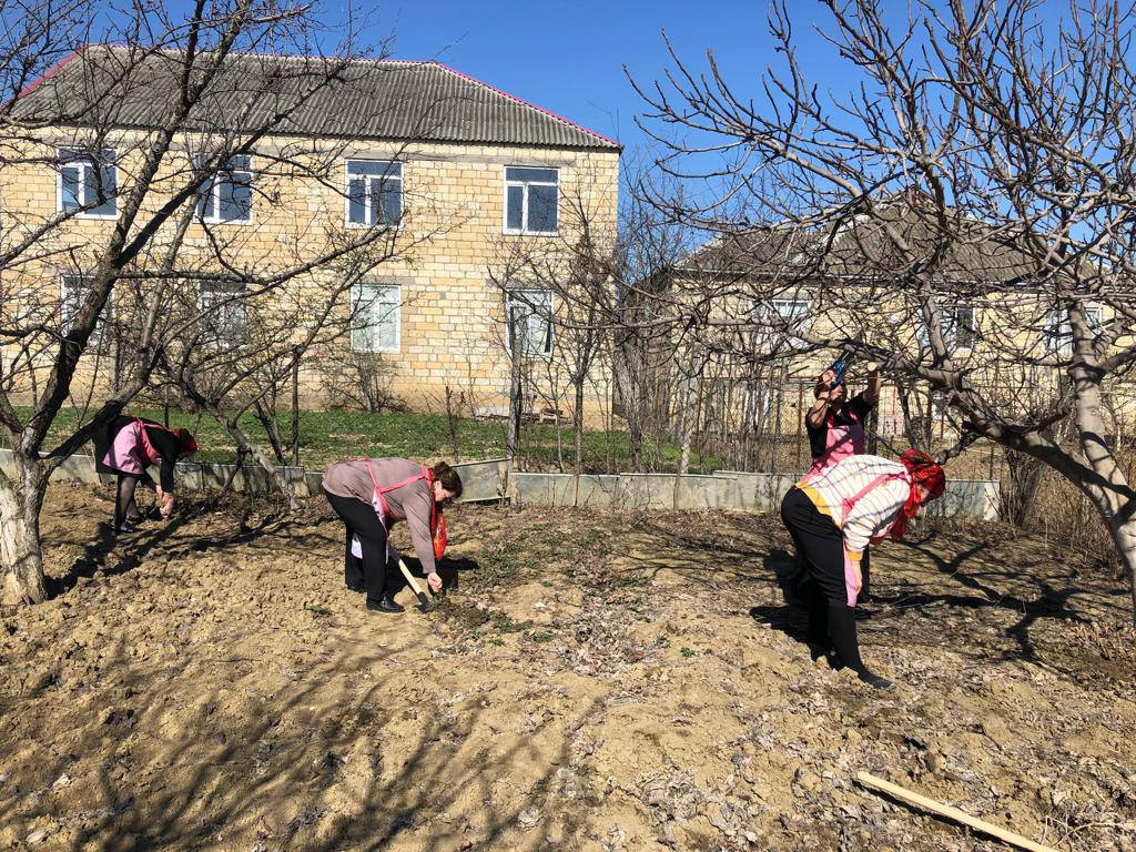 «Бригадный метод» у получателя социальных услуг Таибовой С.