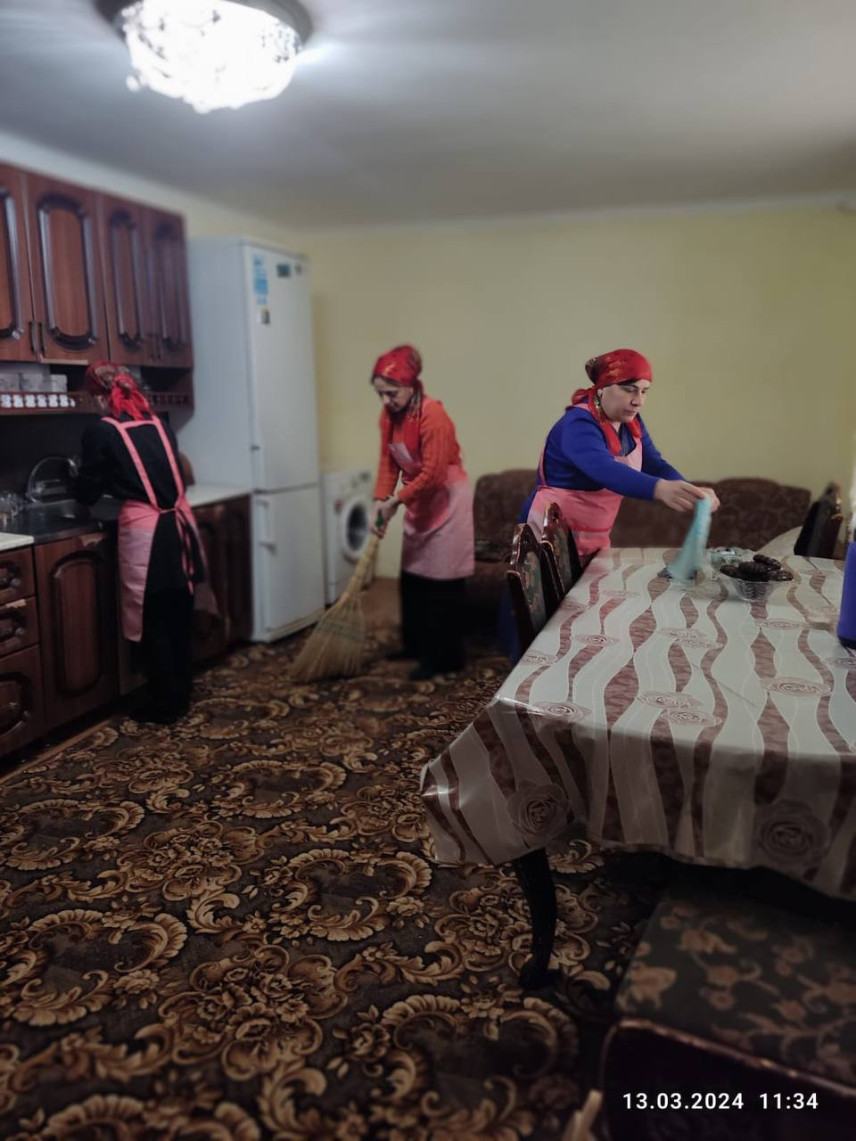 Социальные работники 1-го отделения граждан пожилого возраста и инвалидов на дому провели «Бригадный метод»