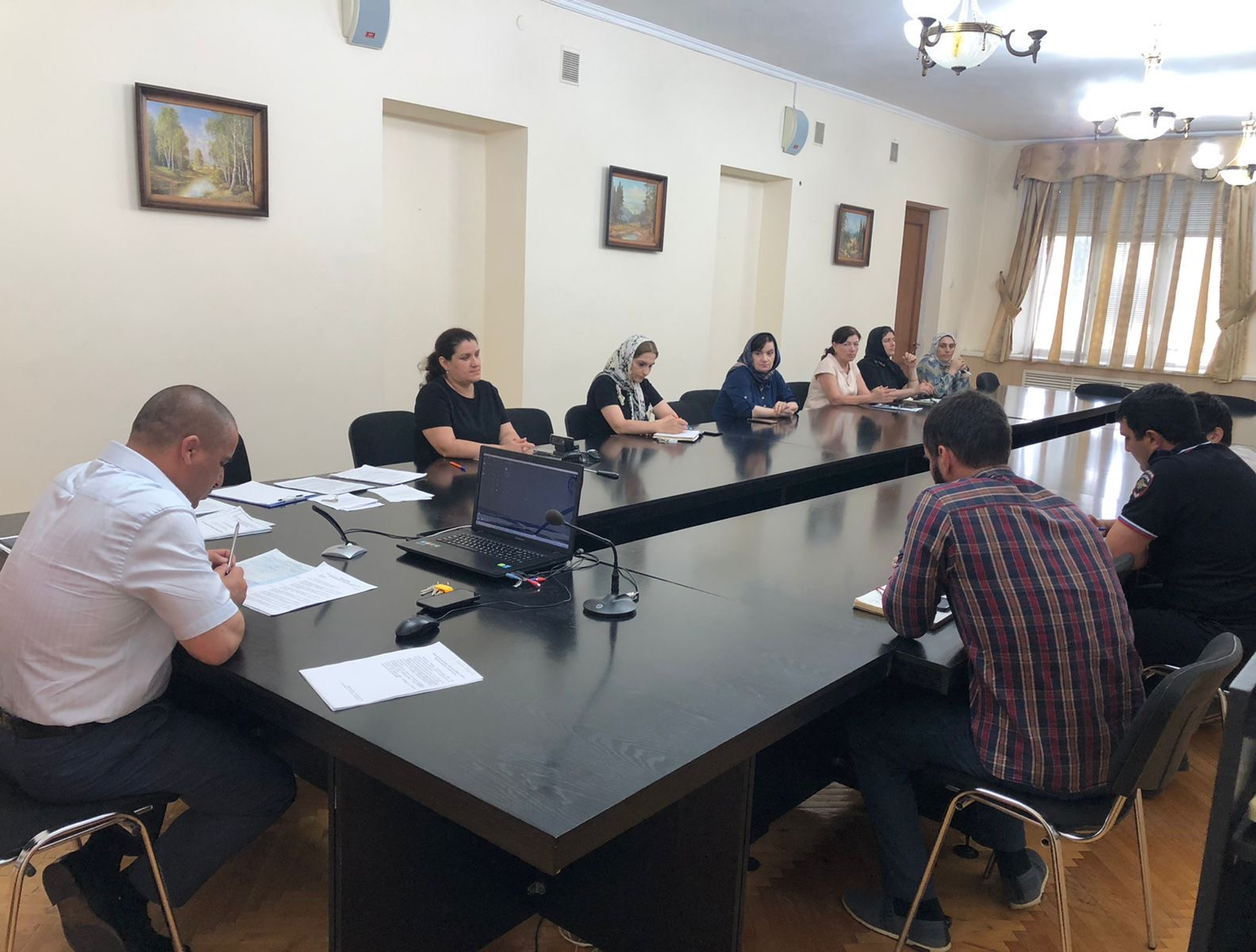 Заседании Комиссии по делам несовершеннолетних