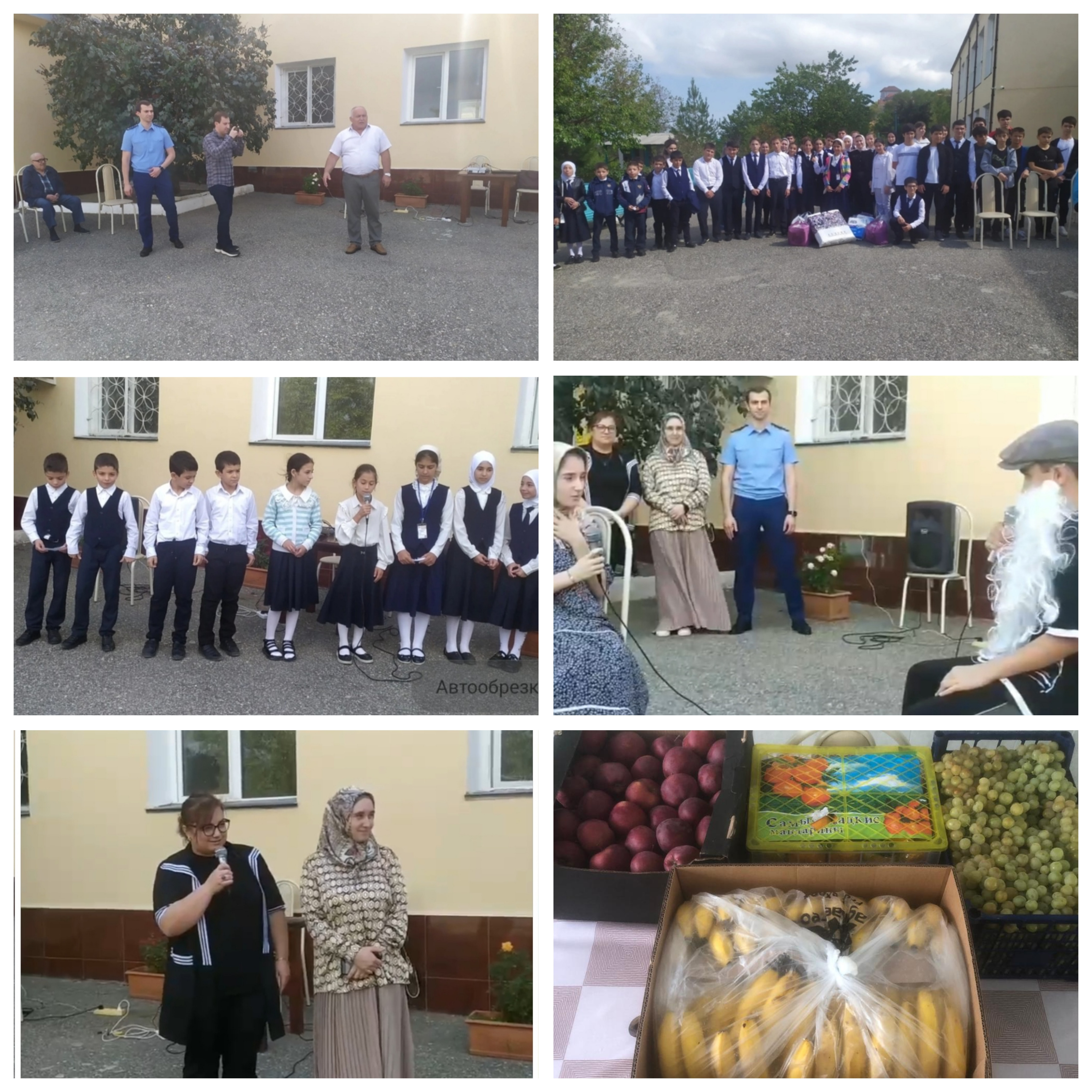 1 октября  поздравить подопечных интерната  "Ветеран"пришли помощник прокурора Советского района г. Махачкалы Сейфуллаев Сулейман Сейфуллахович и ученики МБОУ СОШ №54».