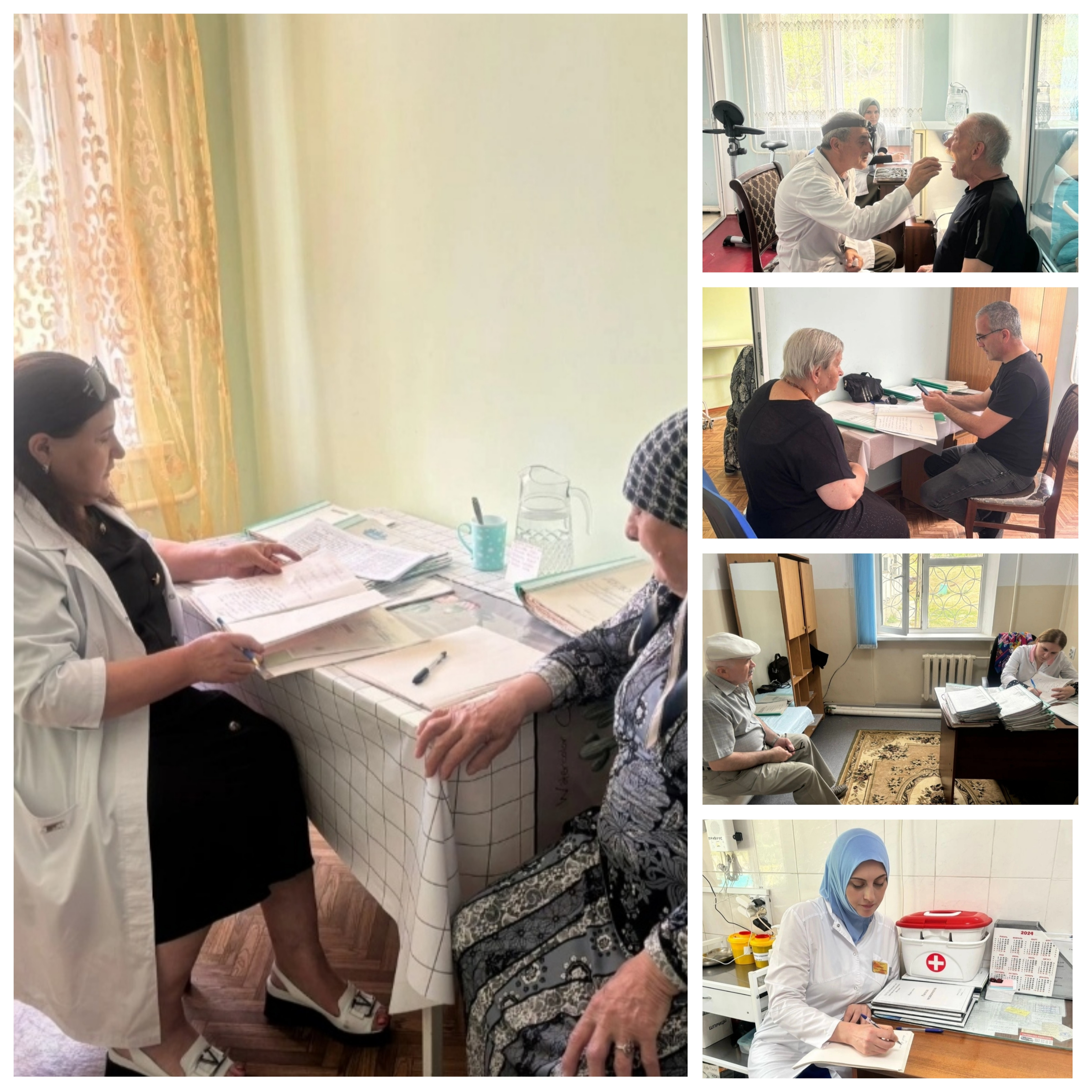 В доме - интернате  "Ветеран" провели ежегодную диспансеризацию проживающих.