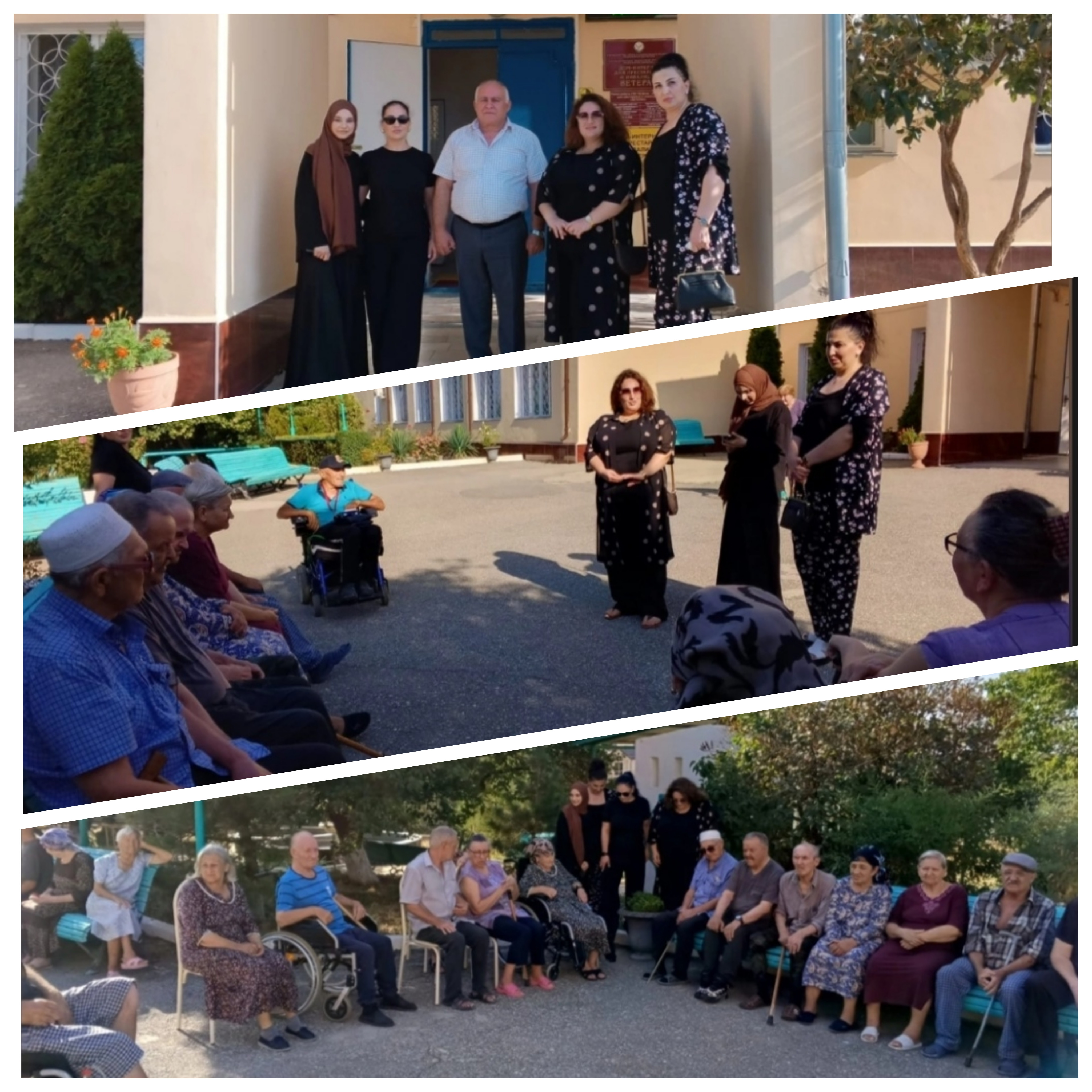 Дом - интернат "Ветеран" посетили сотрудники многопрофильной клиники «Джамси»