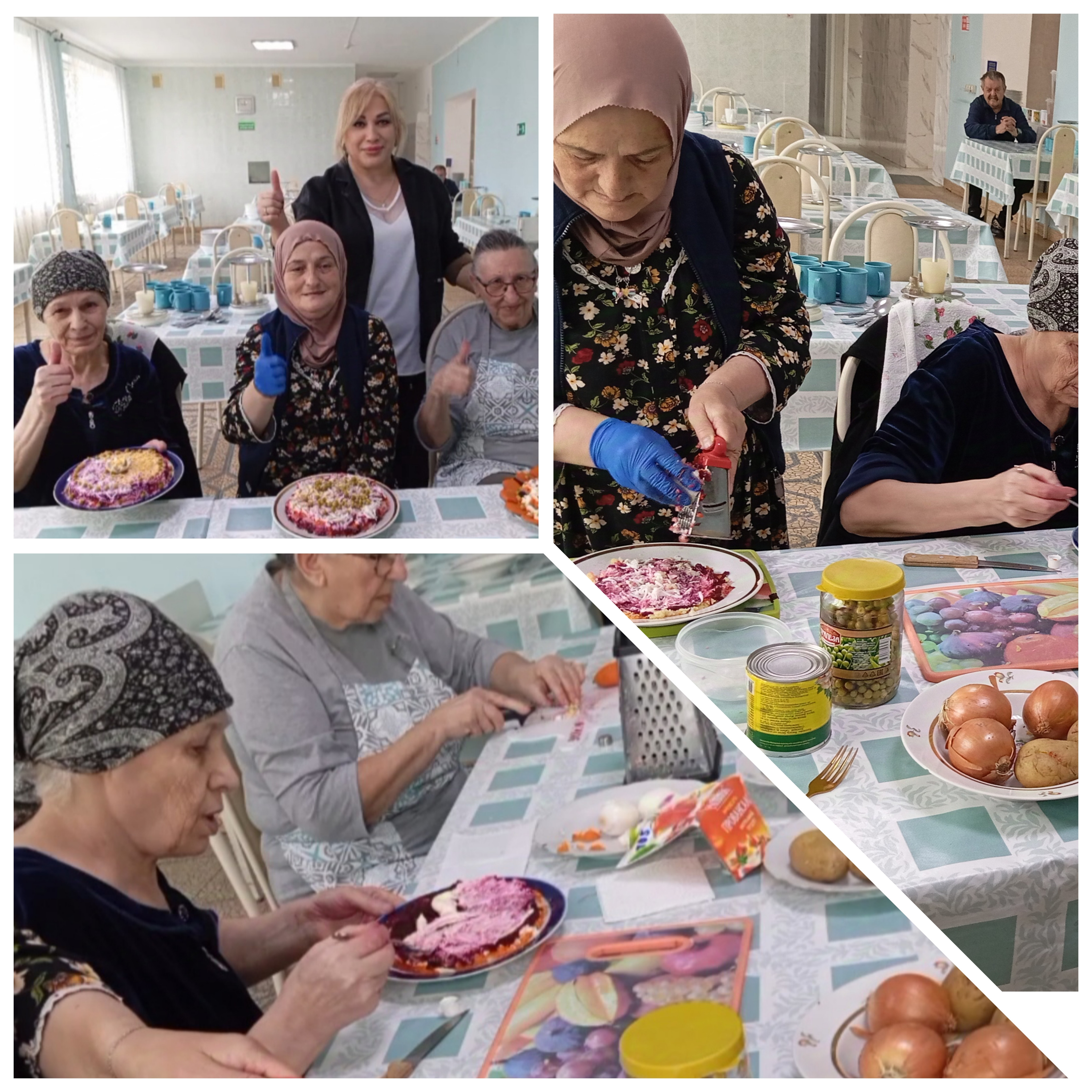 Кулинарный поединок среди проживающих дома - интерната "Ветеран"