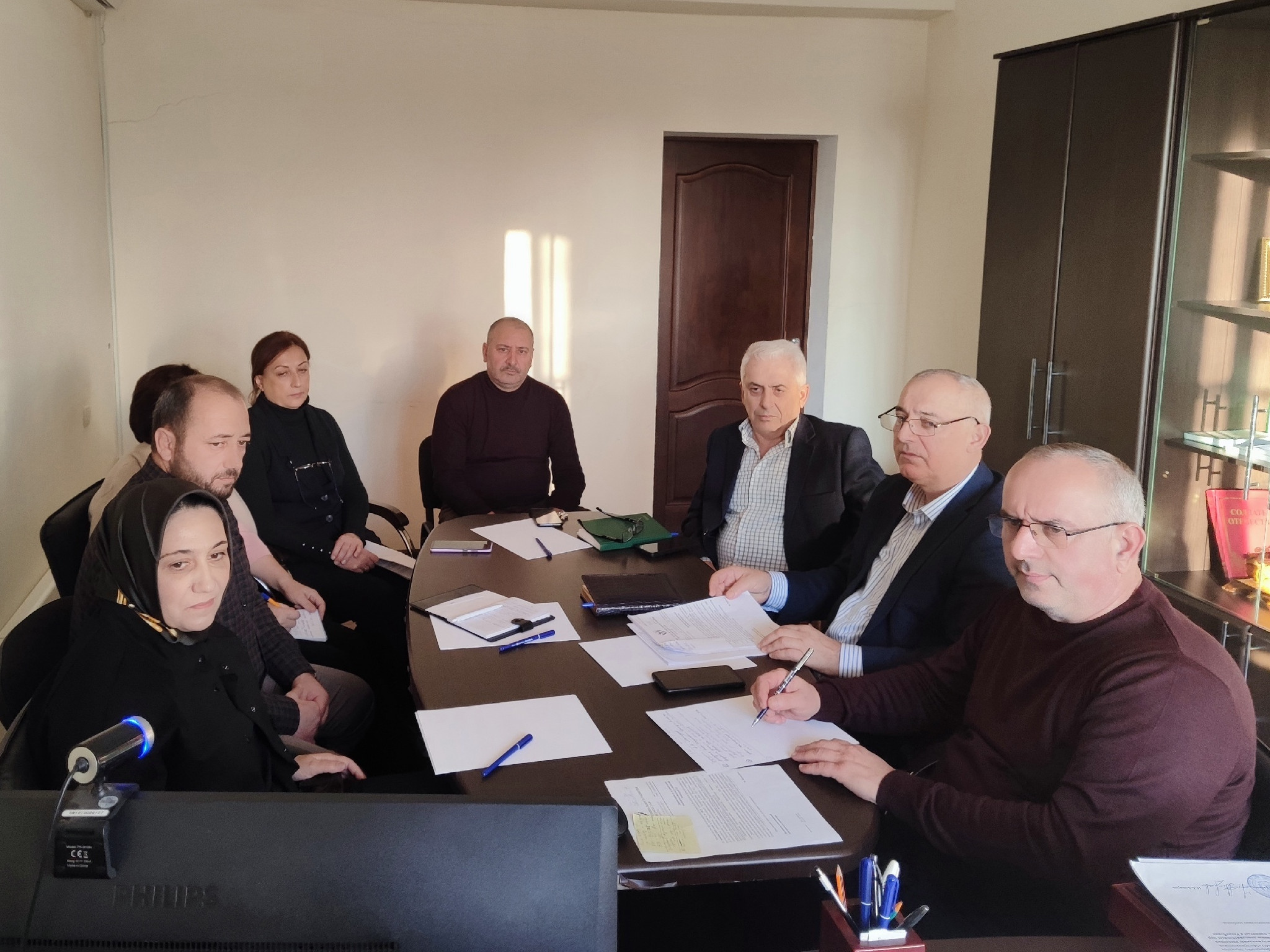 Проведение совещания  в режиме видео-конференц-связи под руководством заместителя Председателя Правительства Республики Дагестан А.М. Махмудова