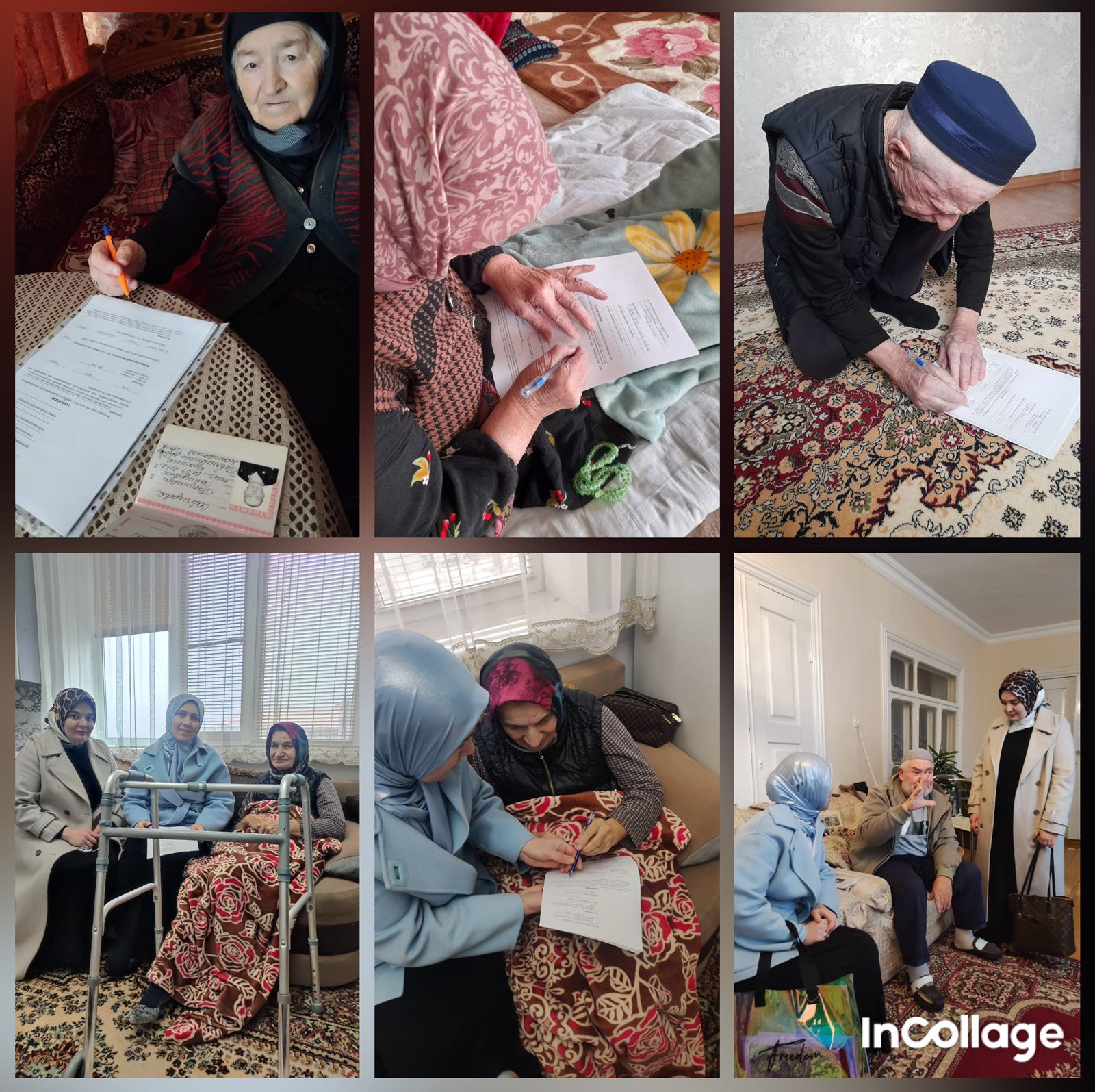 Центр социального обслуживания населения в МО «Левашинский район»Соц.работники с.Н- Чугли , Охли , Кулецма,Кутиша, Ахкент , В-Лабко  ходили к маломобильным и помогали заполнить заявления чтоб проголосовать на дому.