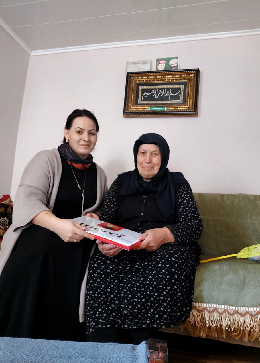 ?Соц работники с Цудахар, Урма.Наскент.Хахита.Цухта поздравили своих обслуживаемых с днём пожилых.