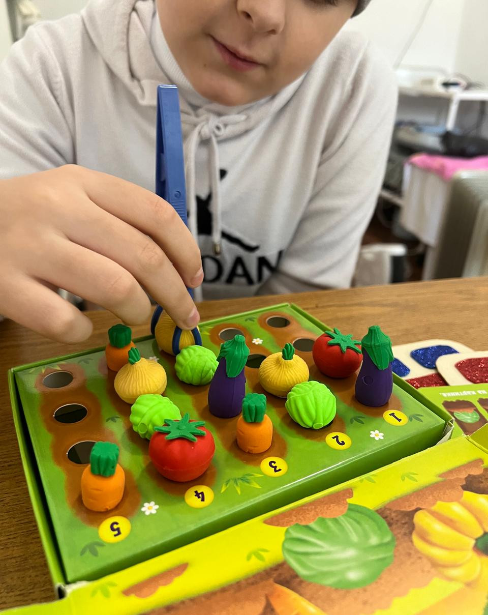 Логопед центра Таргачева Ф.И провела логопедическое занятие "Сад- Огород".