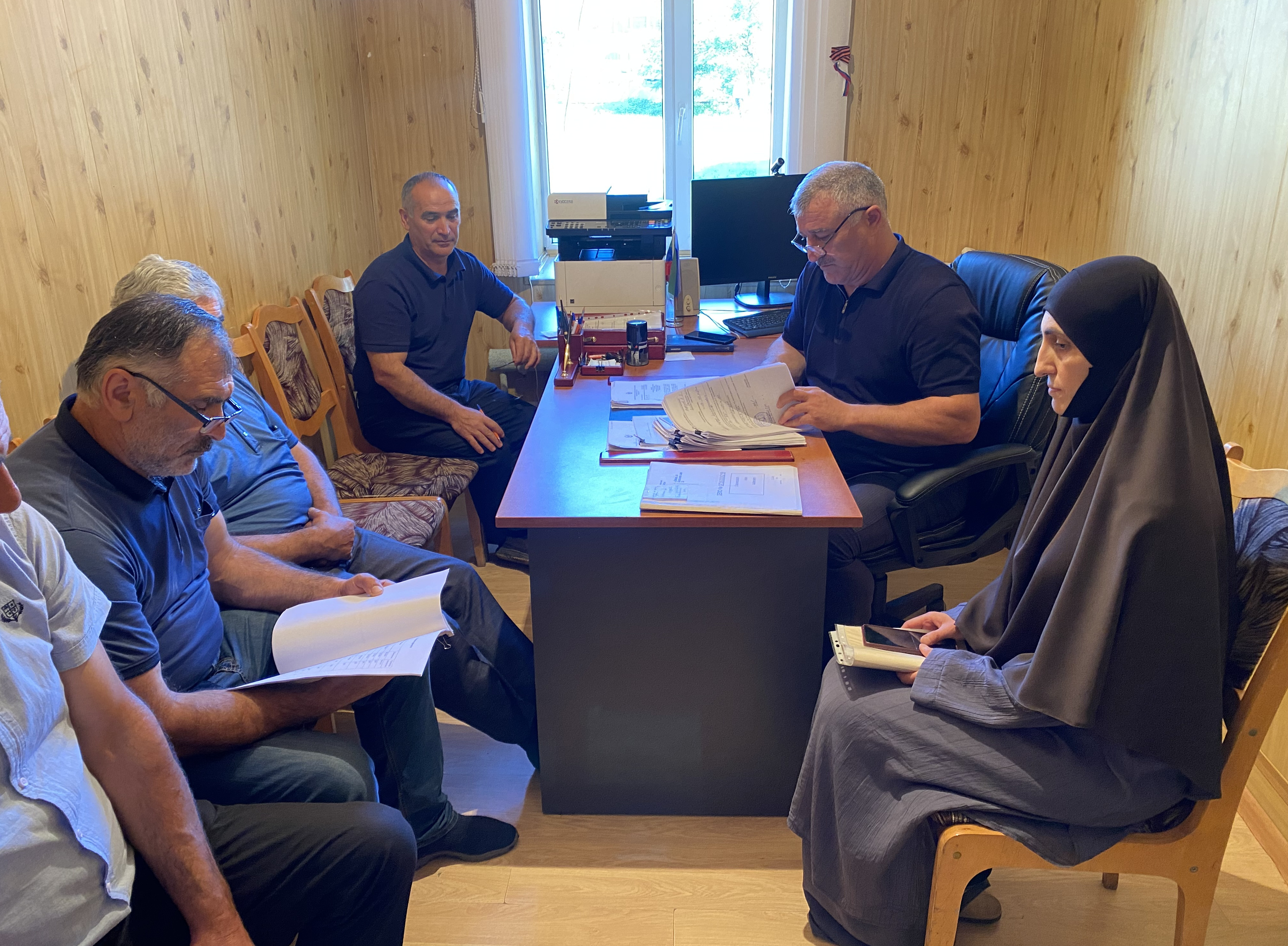 Заседание комиссии по отбору получателей социального контракта.