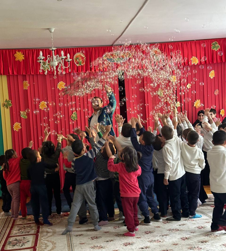 Волонтеры посетили воспитанников дошкольного отделения Центра