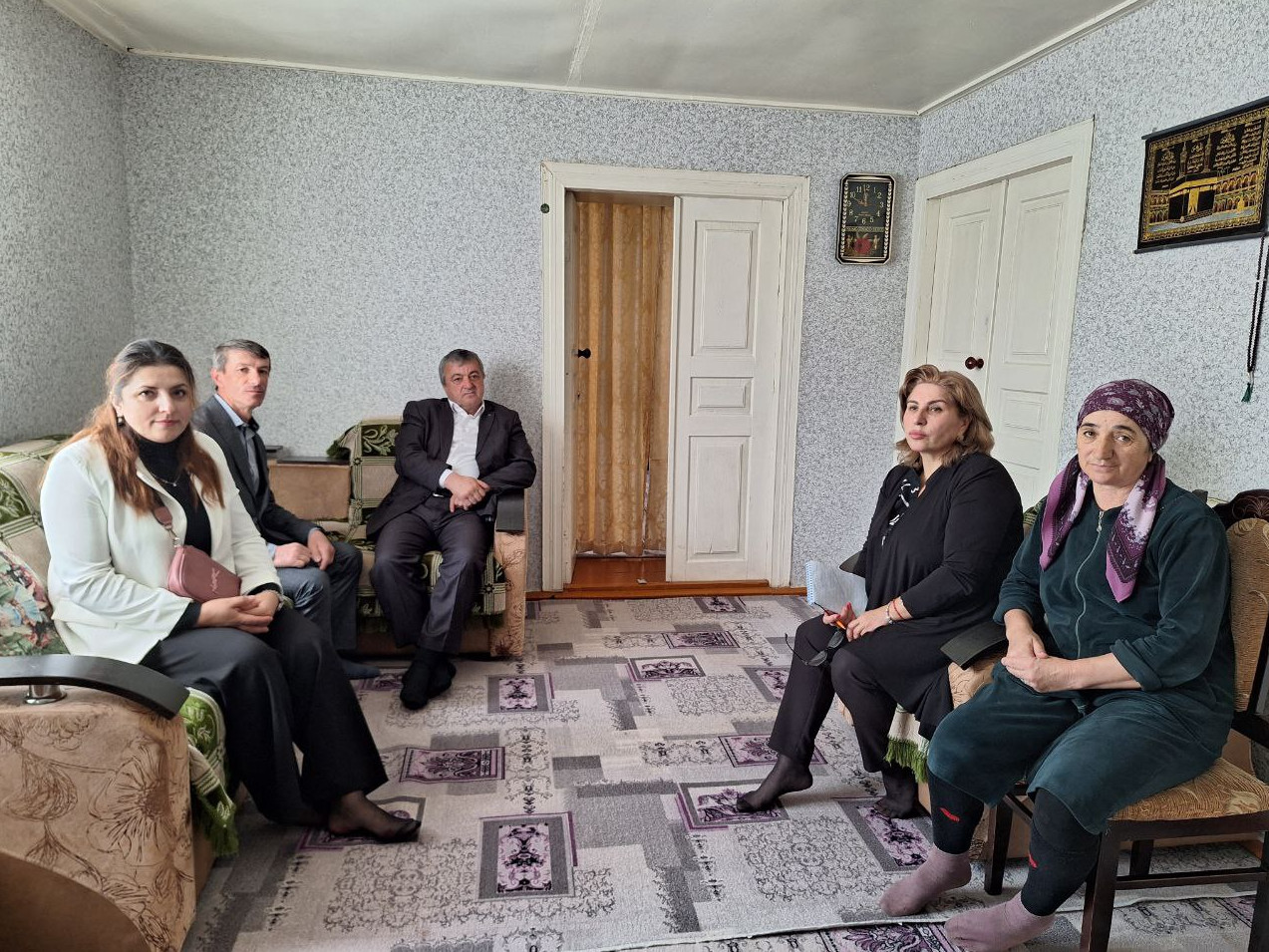 Посетили семью мобилизованного Рефиева Ф с. Захит