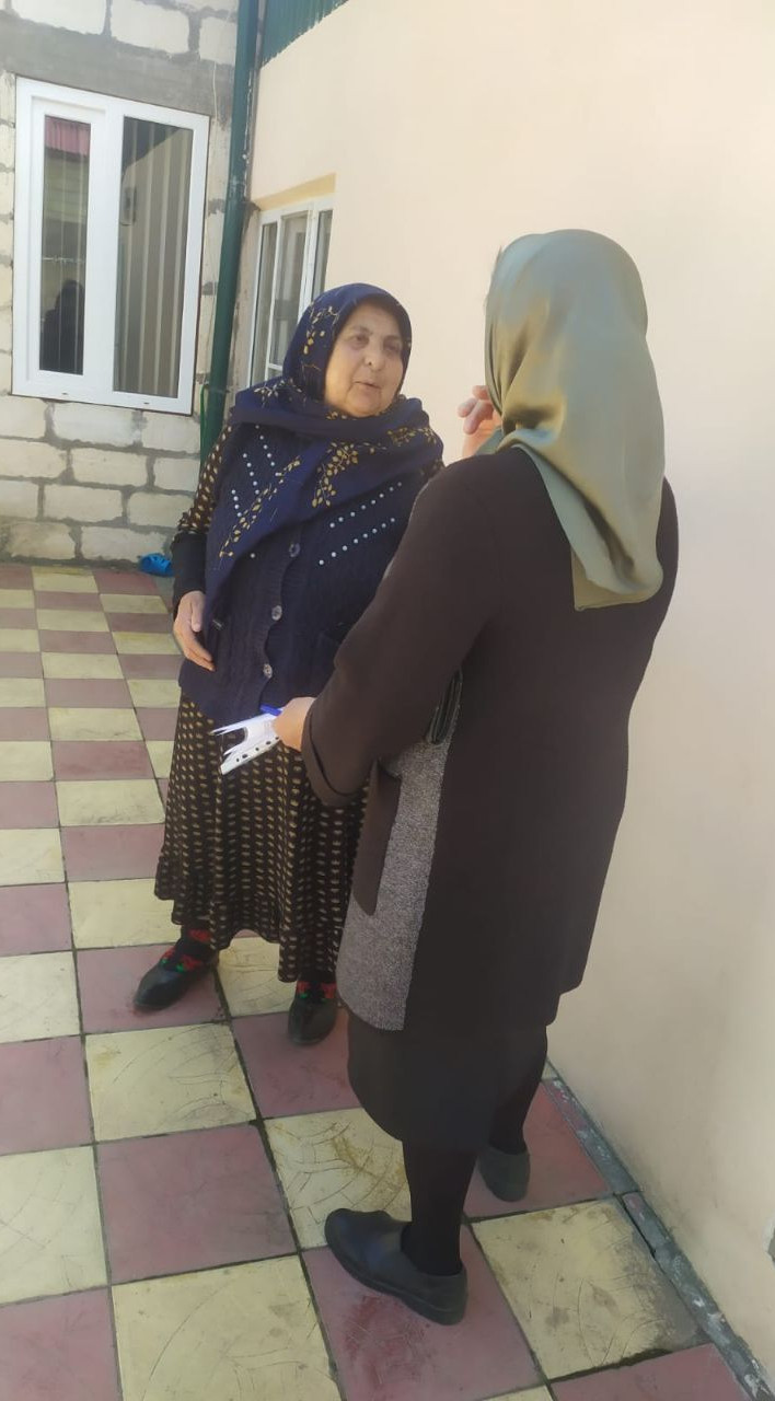 Заведующая отделением социального обслуживания на дому граждан пожилого возраста и инвалидов №1  Караханова Зулгижат.