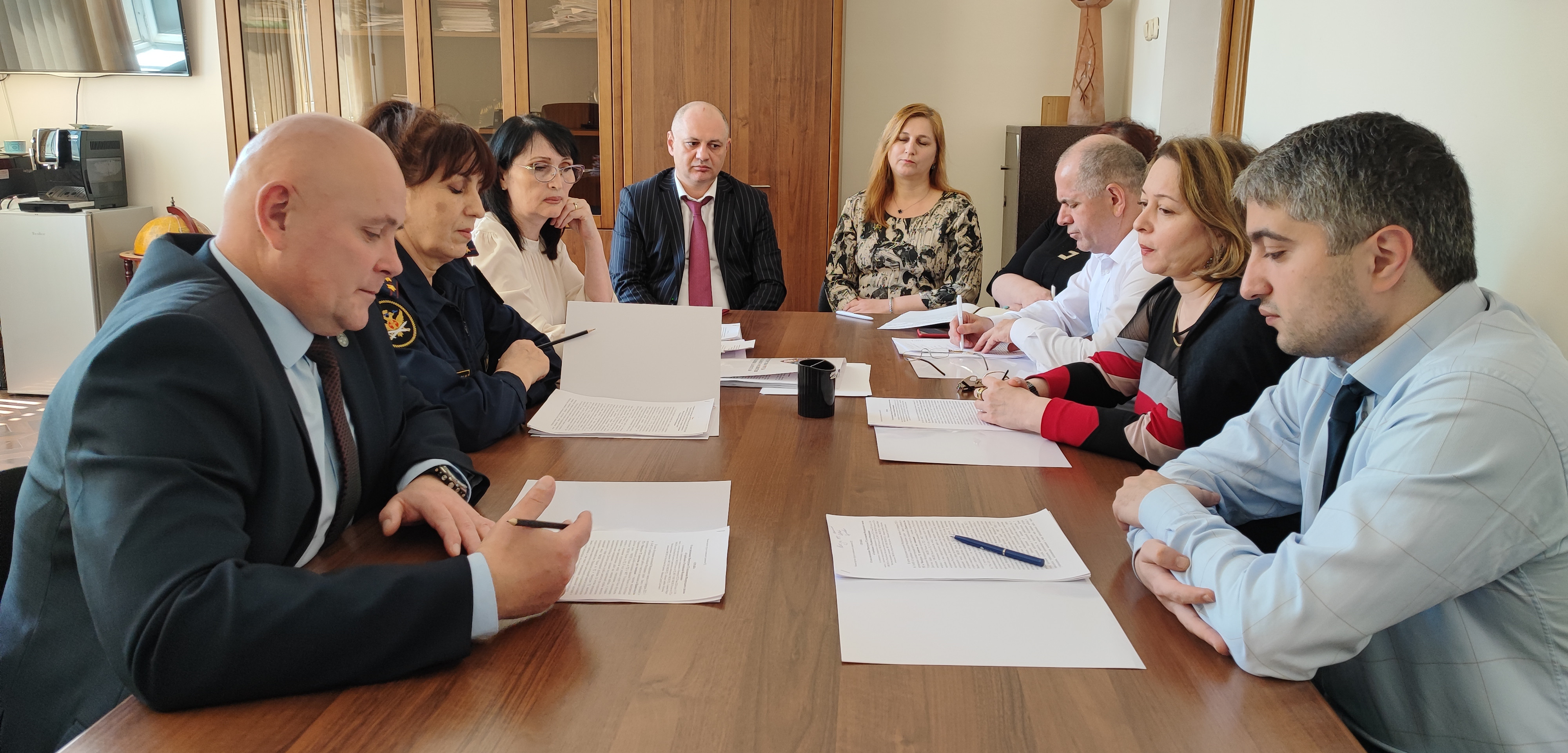 Замминистра труда Дагестана Абдулкерим Абдуллаев встретился с начальником отдела ФСИН по Ингушетии Сергеем Меньшовым