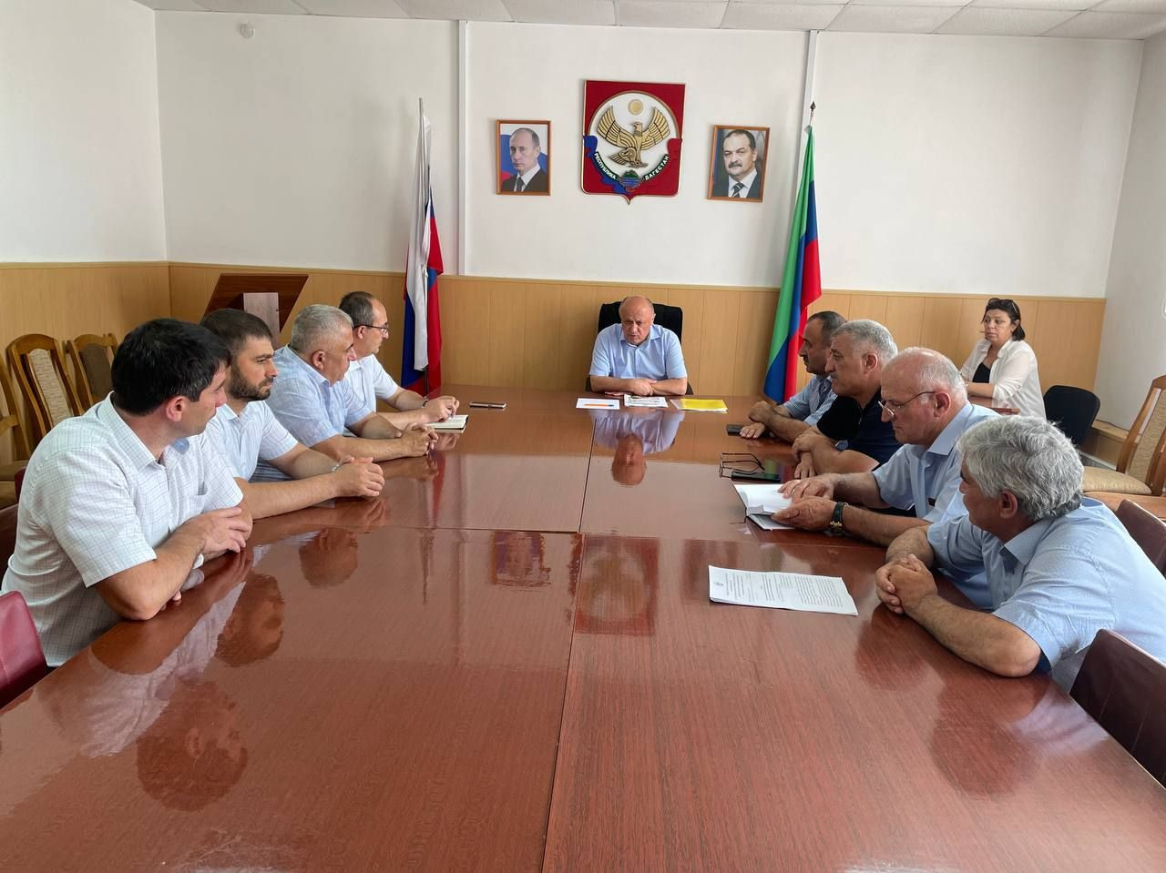 Совещание по вопросам оказания мер социальной поддержки.