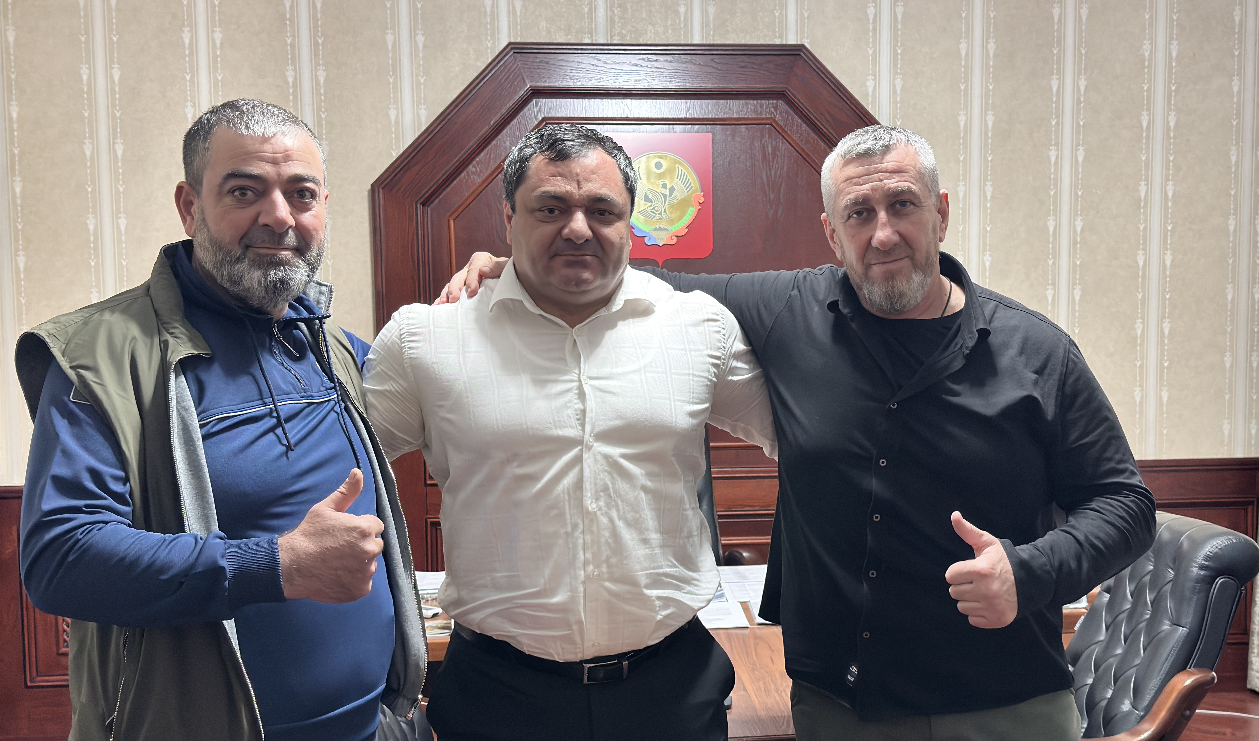 Участники СВО побывали в гостях в Управлении социальной защиты Минтруда РД в Хасавюртовском районе